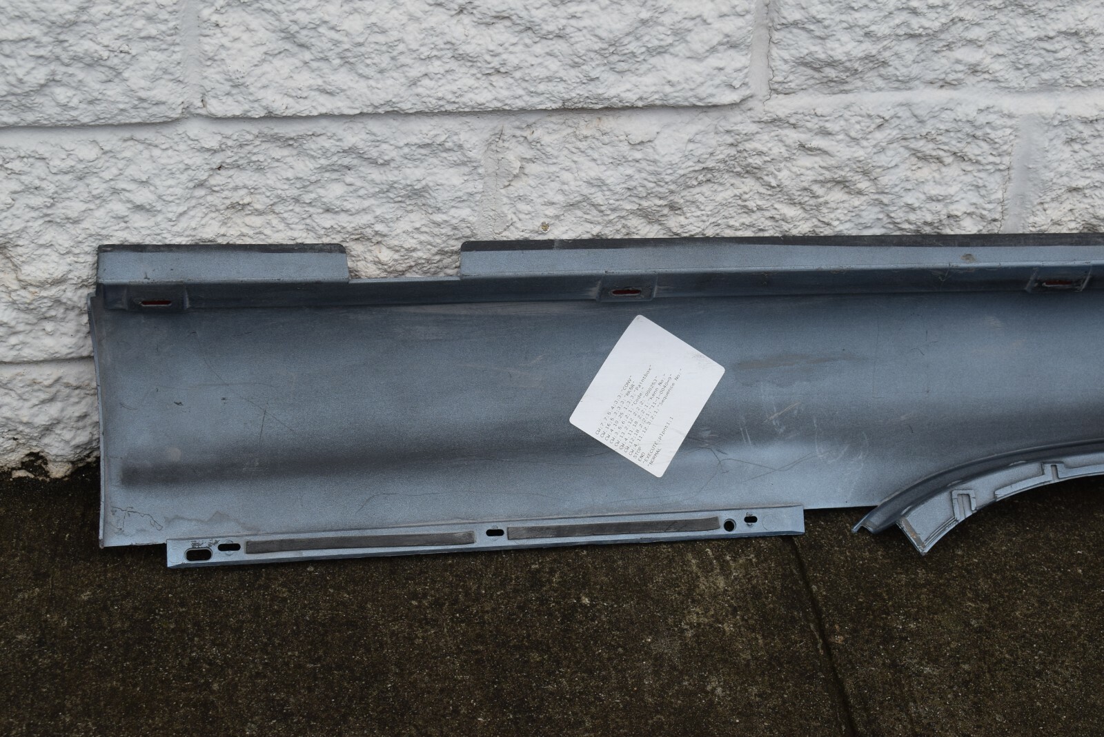 2007 BENTLEY CONTINENTAL GT RIGHT SIDE SKIRT OEM