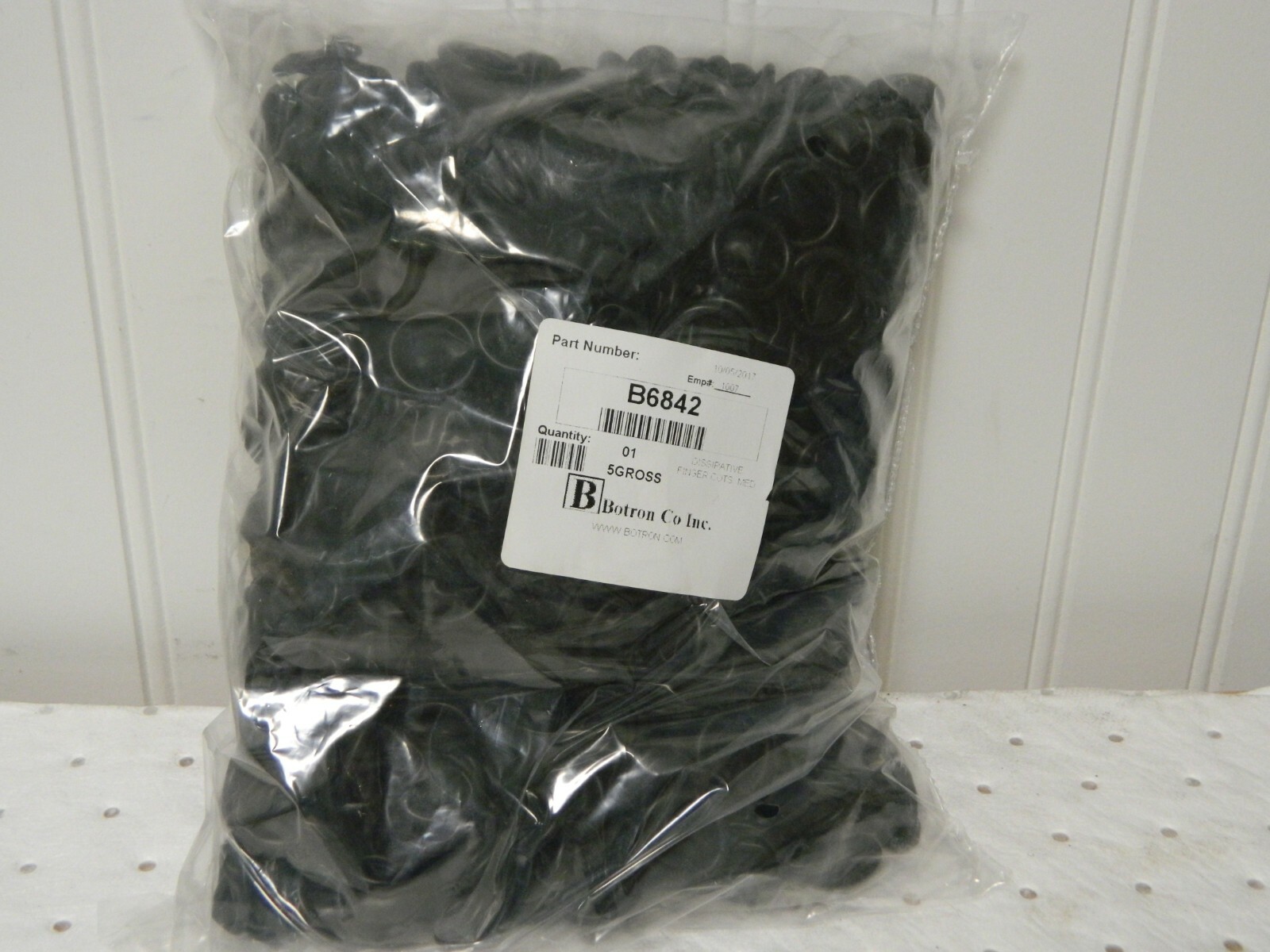 Borton Black ESD Finger Cots 7in Medium Approx. 700 B6842 eBay