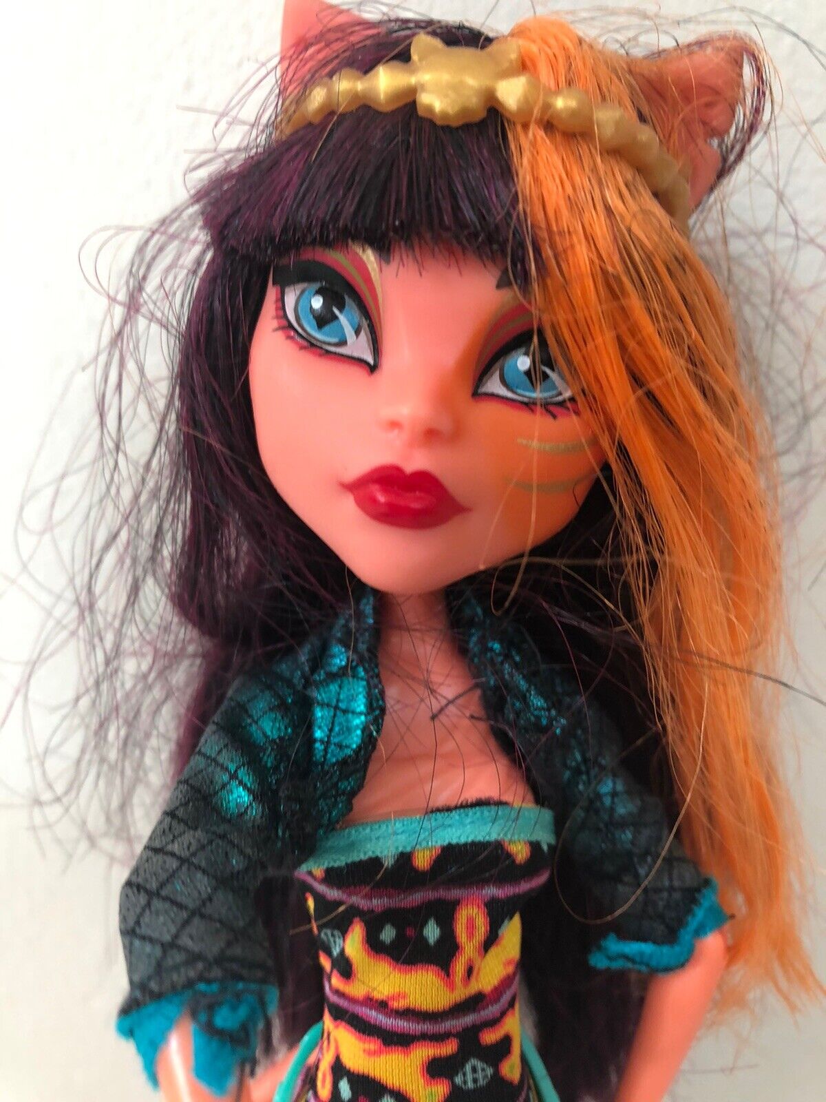 Monster High HTF retired Freaky fusion Cleo de Nile to Toreli G1 w/ clothes  doll