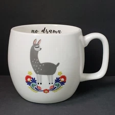 Opalhouse No Drama Llama 16 oz. Porcelain Coffee Mug Cup