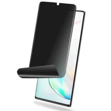 Galaxy Note 10+ Plus PRIVACY SCREEN PROTECTOR SOFT TPU FILM FINGERPRINT WORKS