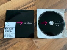PET SHOP BOYS I'm With Stuipd 2006 EUROPEAN promo CD single with promo stickers