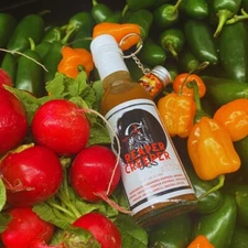 Carolina Reaper pepper hot sauce, 5FLOZ, Award winning Reaper Creeper condiment