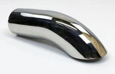 Exhaust Tip 2.875" Dia X 9.00" Long 2.75" Inlet Turn Down Stainless Steel Wesdon