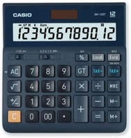 Casio Tischrechner DH-12ET, 12-Stellig, Steuerberechnung, Gesamtsummen-Speicher,