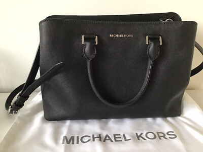 Michael Kors Tasche Schwarz - Modell Savannah (Large)