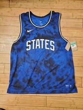 Nike Team USA USMNT x NBA Soccer Top STATES Basketball Jersey DN1134-452 Men XL