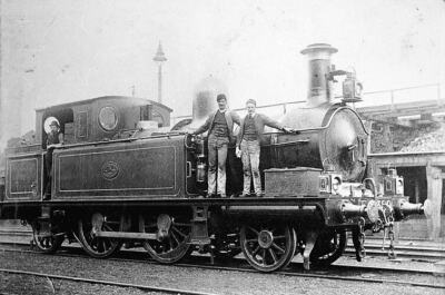 Korong Vale Victoria 1900 An E-class (2nd series) 2-4-2 type steam Old Photo