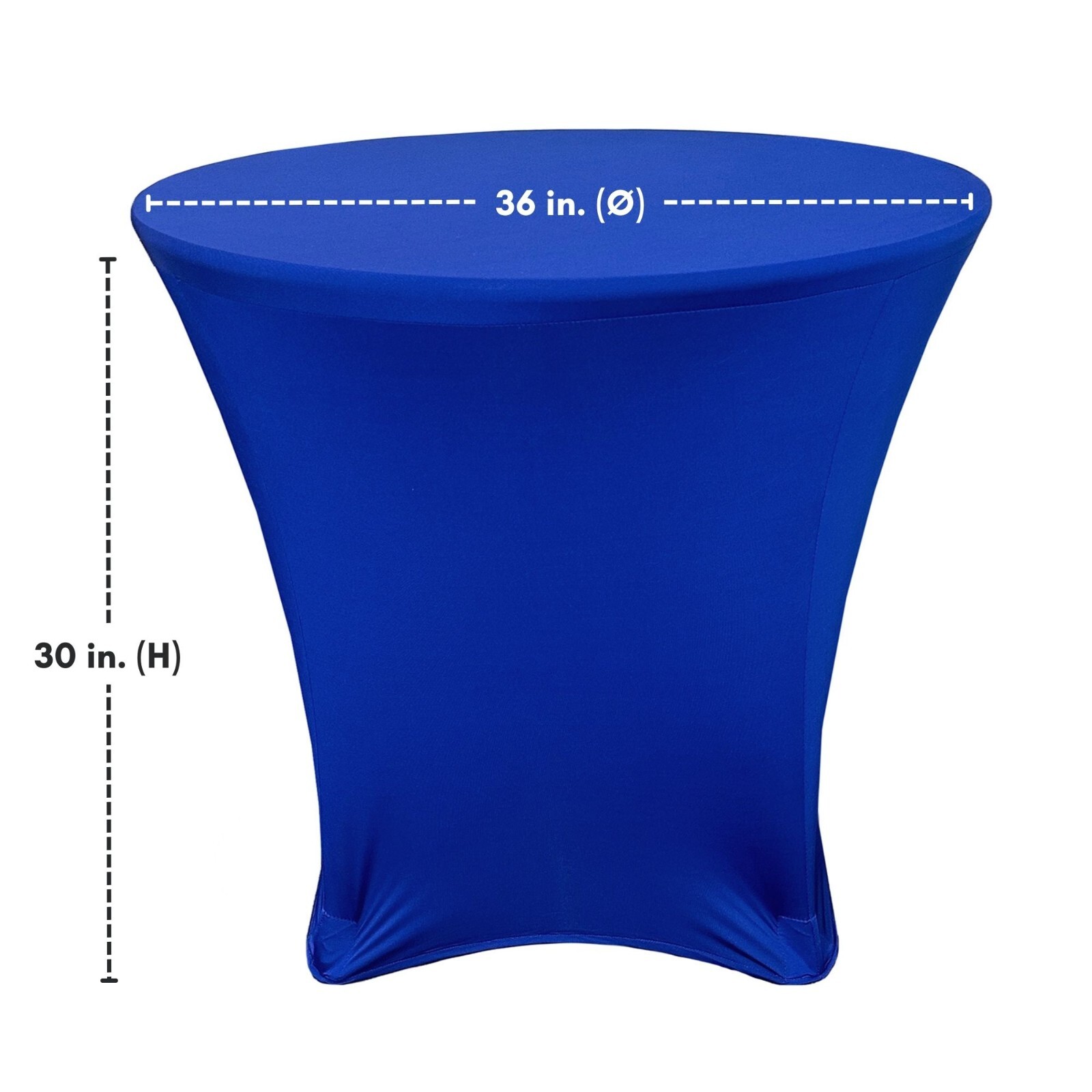 Round Spandex Table Covers, Stretch Tablecloth for Lowboy Cocktail Tables