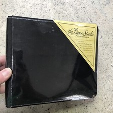 THE PAPER STUDIO MEMORY Album 6"X6"-Black - 10 Pages - Expandable - Fast Ship