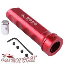 1pcs Aluminum Car Handle Hand Brake Sleeve Universal Fitment Cover Red