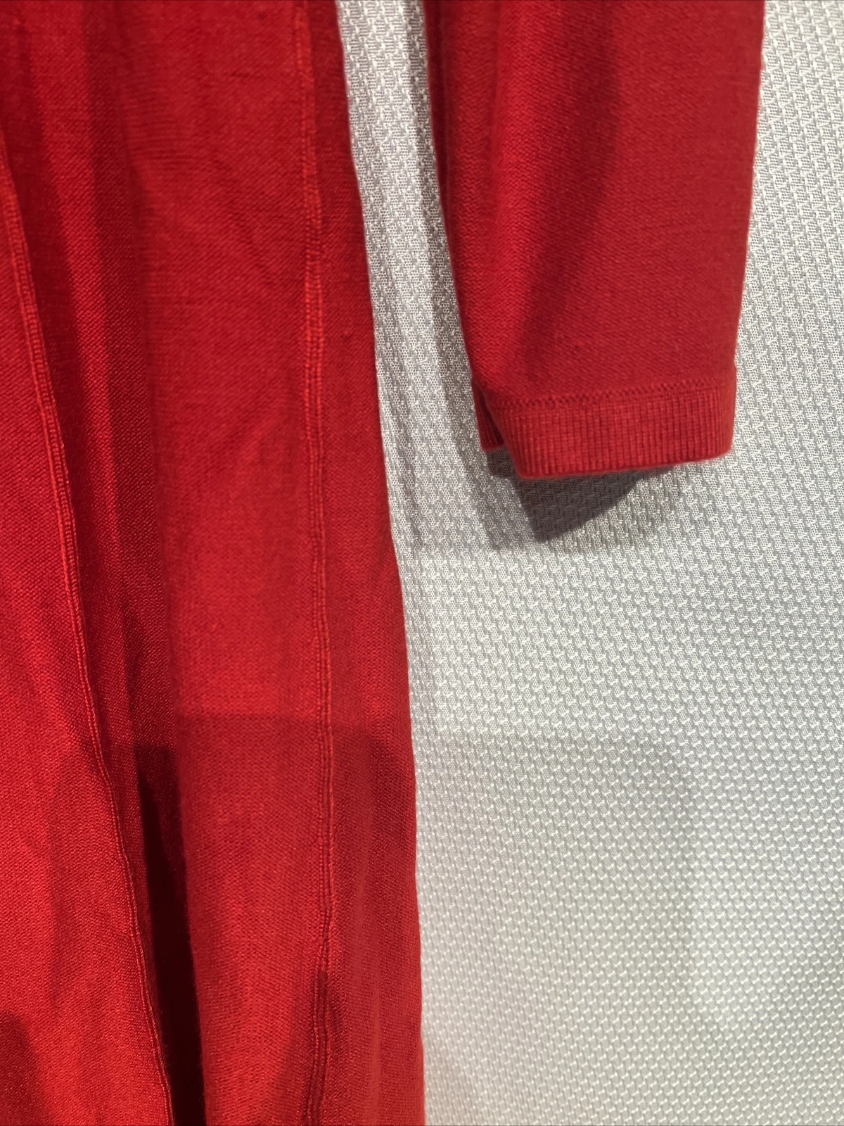 Abito rosso Jessica Howard taglia S maglia cavo A Line maniche lunghe aderente svasato San Valentino