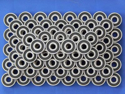 100 Stück 6200 2RS (10x30x9 mm) Kugellager, Rillenkugellager