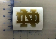 Notre Dame Decal 3.5" 4.5" 5.5" Fighting Irish College Football Indiana Bumper