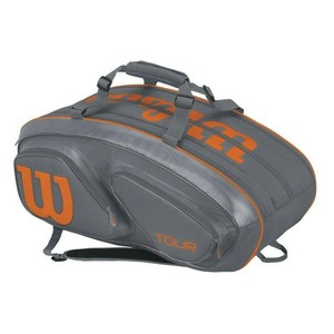 Wilson-Tour-V-Tennis-Racket-Bag-Backpack-15-Pack-Orange-WRZ841715