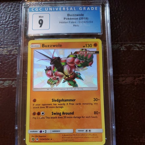 Buzzwole graded CGC 9 for sale on eBay