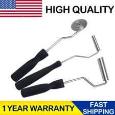 3 PCS/SET Fiberglass Bubble Paddle Laminating Roller Kit For FRP Mould Resin GRP