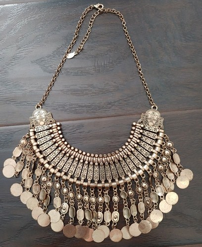ALDO gold tone necklace choker egyptian 