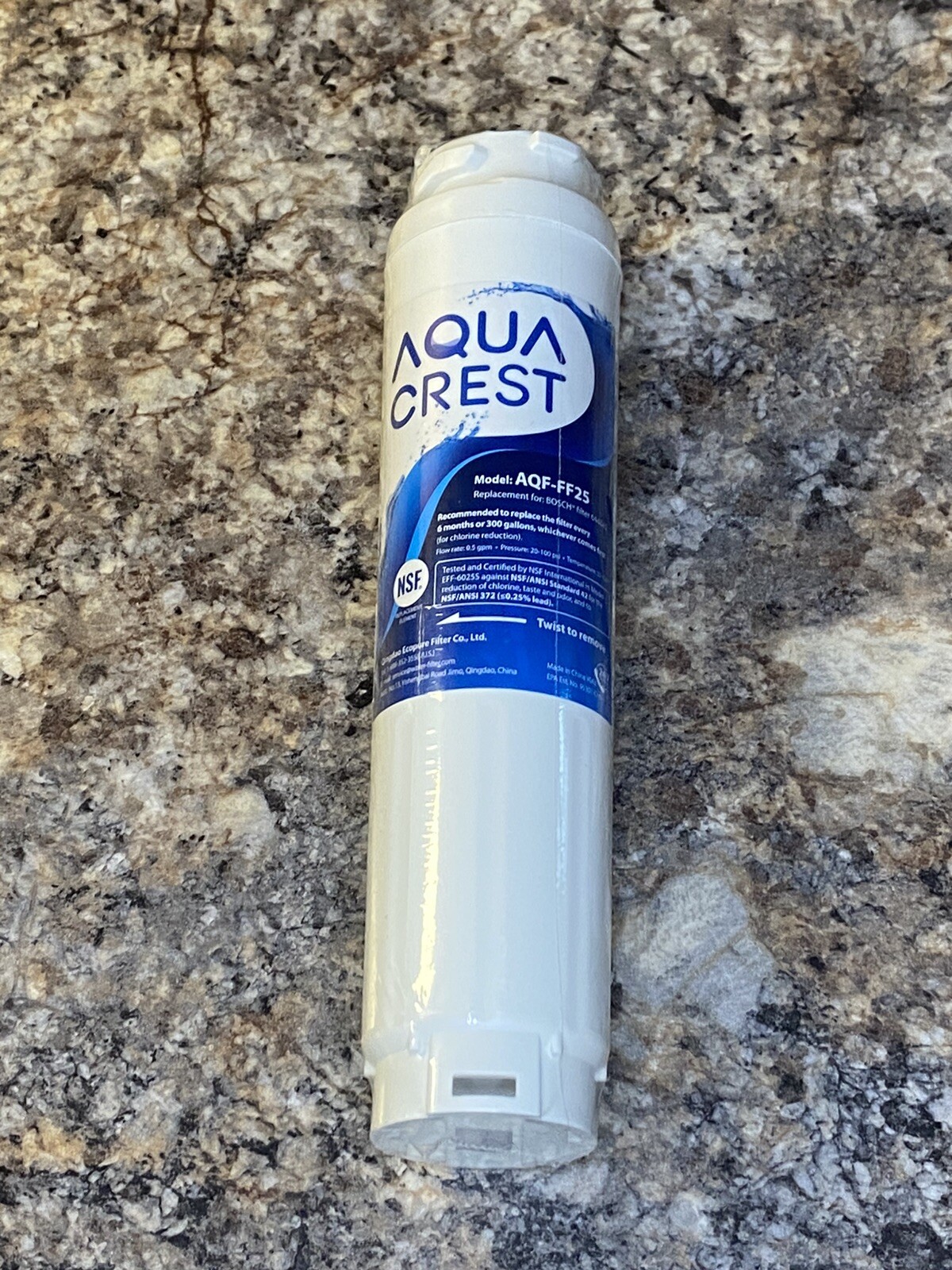 Aqua Crest Refrigerator Water Filter (AQFFF25) Replacement For BOSCH