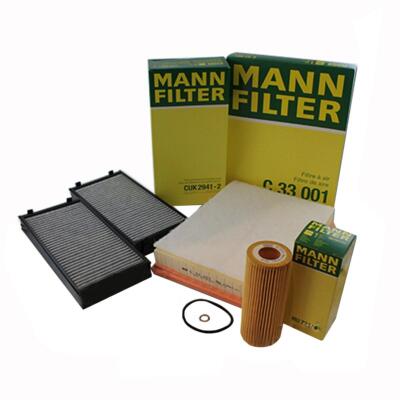 MANN-FILTER Air Oil Cabin Filter Service Kit fits BMW X5 E70 3.0 sd