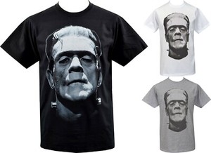 Mens Frankenstein T Shirt Boris Karloff Monster Vintage Horror Goth Halloween Ebay