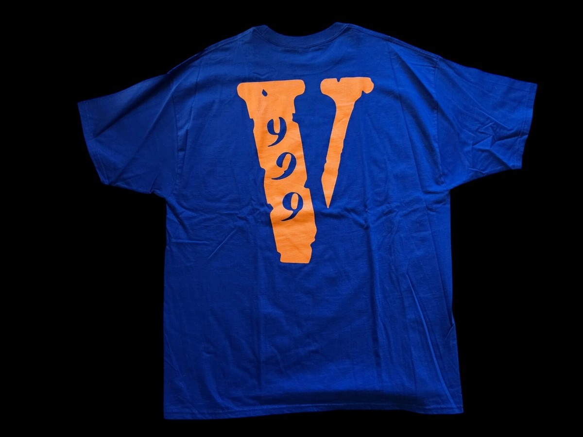 Juice Wrld x Vlone 999 Legends Never Die Tee Blue orange Sz 2XL | eBay