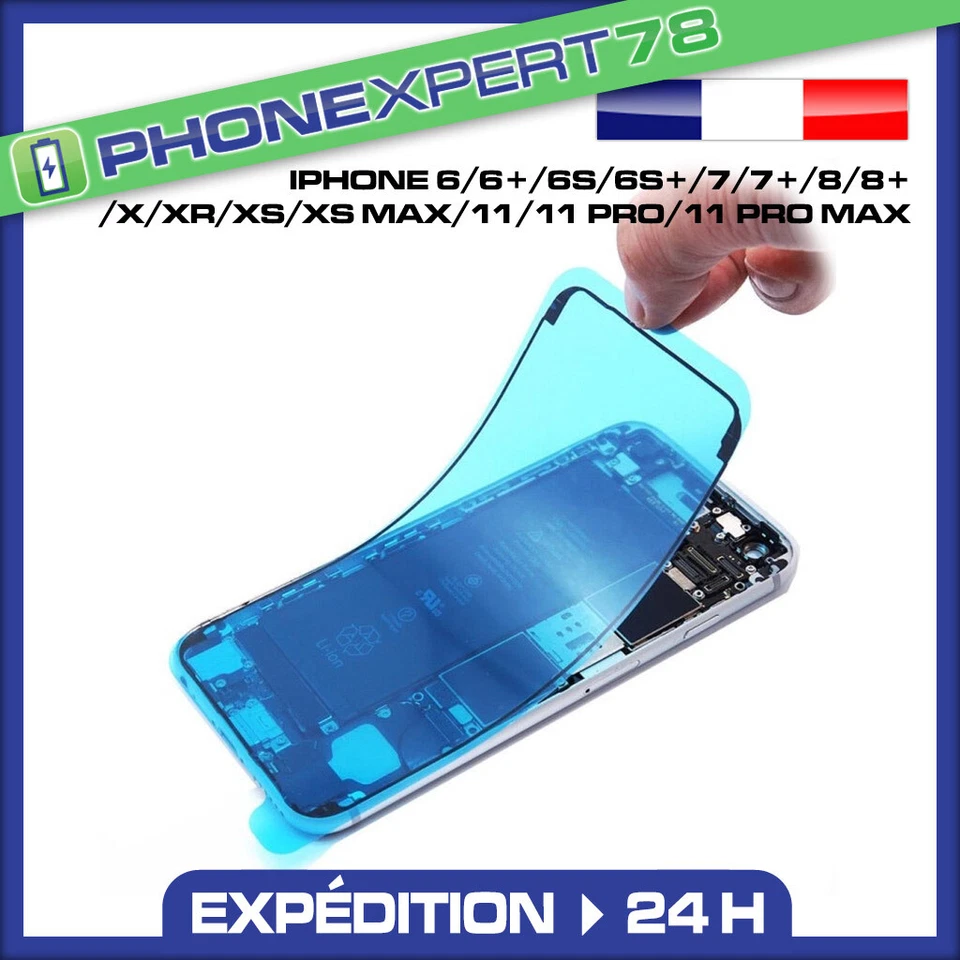 SANS MARQUE JOINT ETANCHEITE WATERPROOF ADHESIF IPHONE 6/6S/7/8/PLUS/X/XR/XS/MAX/11/PRO