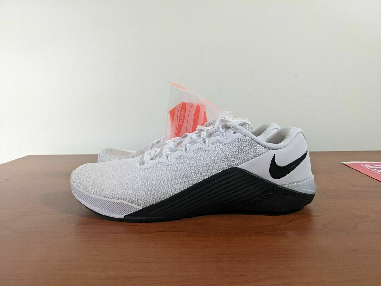 Nike Metcon 5 Cross Training Gym Shoes White Black Men's AQ1189-190 Multi Size