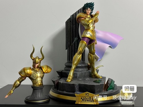Saint Seiya Gold Saint Shura Statue Capricornus Resin Figure Recast Collection - Picture 4 of 10
