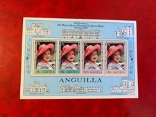 ANGUILLA 1980 MNH MINISHEET QUEEN MOTHER 80TH BIRTHDAY BALMORAL WINDSOR CASTLE