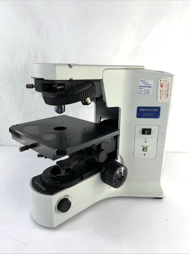 Olympus BX41 Microscope w/2 objectives **UNTESTED FOR PARTS REPAIR ONLY!