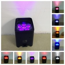 10pcs with charge case 6 18w led par rgbwa uv 6in1 wireless DMX led uplights