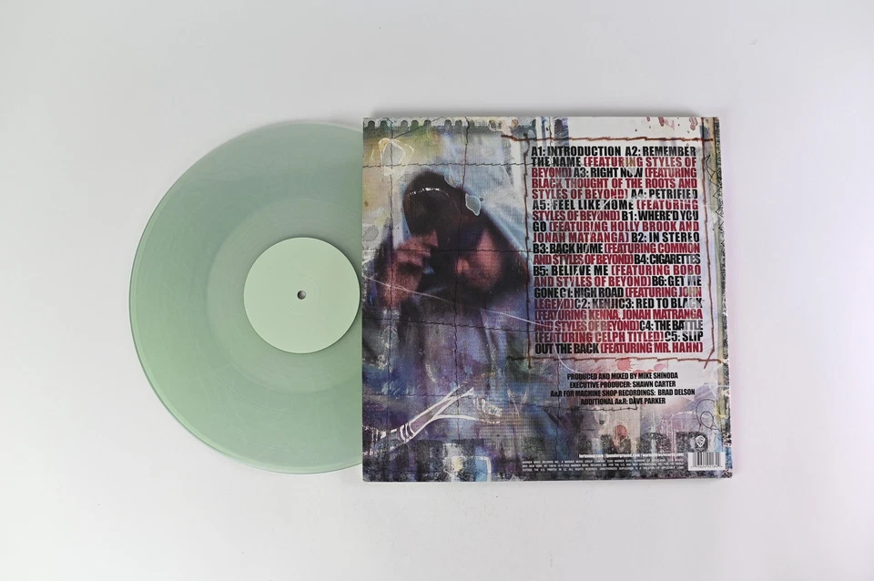 Fort Minor The Rising Tied on Warner Bros Ltd RSD 2016 Coke Bottle Green Reissue — 第 3/3 张图片