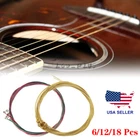3 Sets of 6 Guitar Strings Replacement Steel String for Electric Acoustic Guitar