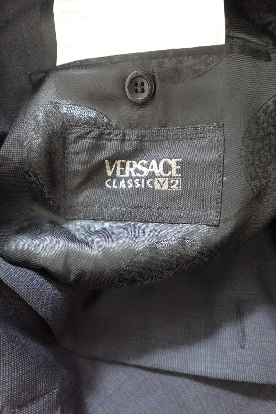 Versace Classic V2 Men's Jacket Size 50 Jacket Man Italy Casual Vintage Wool thumbnail 11