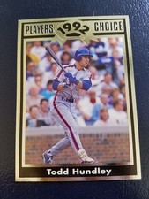 Todd Hundley New York Mets 1992 Cartwrights #10 Silver Border Player's Choice