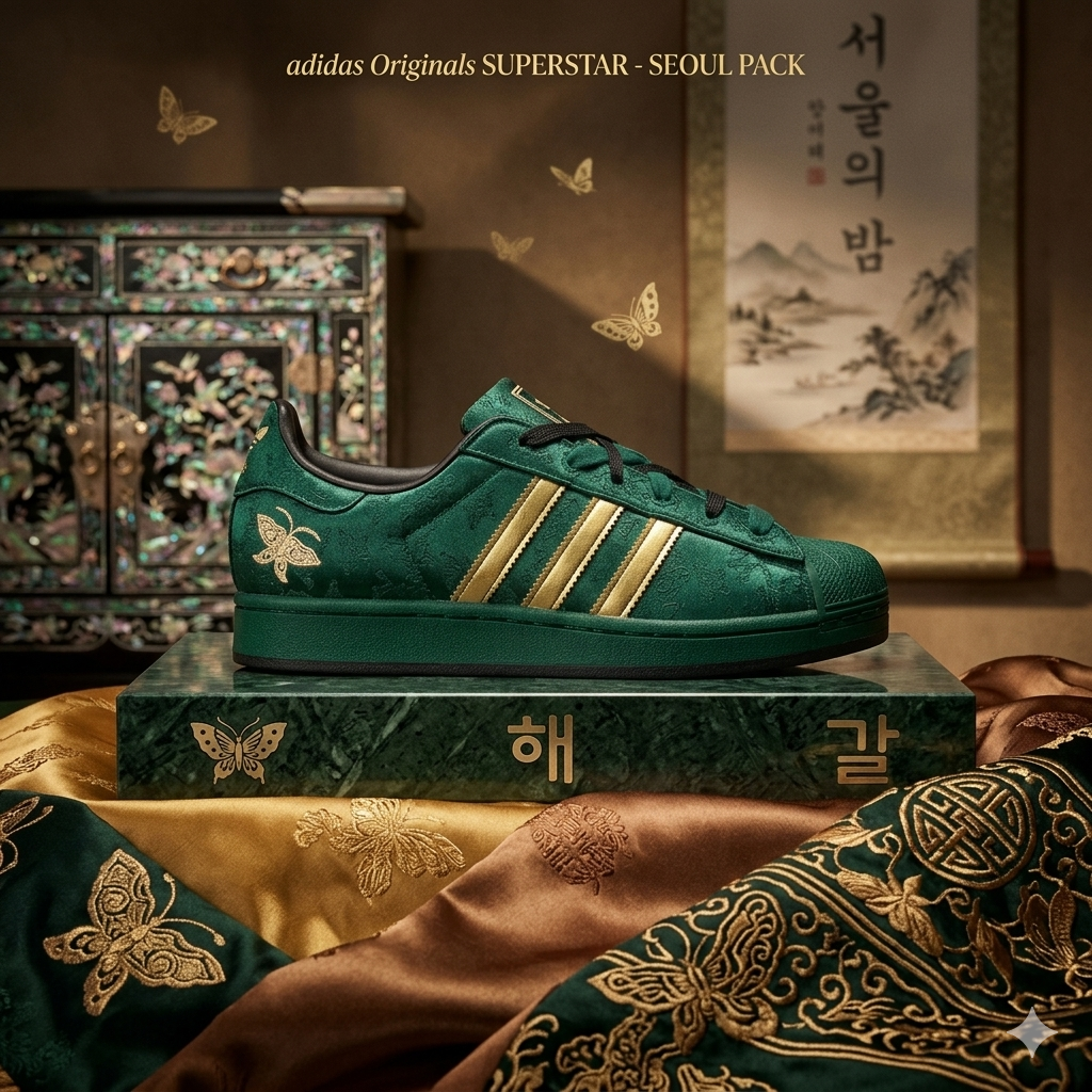 RARE Adidas Superstar Seoul Pack JH7758 Limited Edition Korea Only