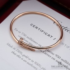 Cartier Juste Un Clou Diamond Bracelet Rose Gold ‘Small Model’ - Size 15 - UN...