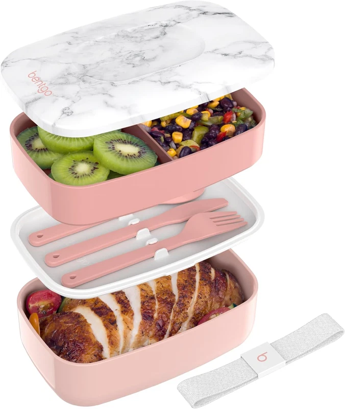 Classic Adult 3-Compartment Stackable Bento Lunch Box