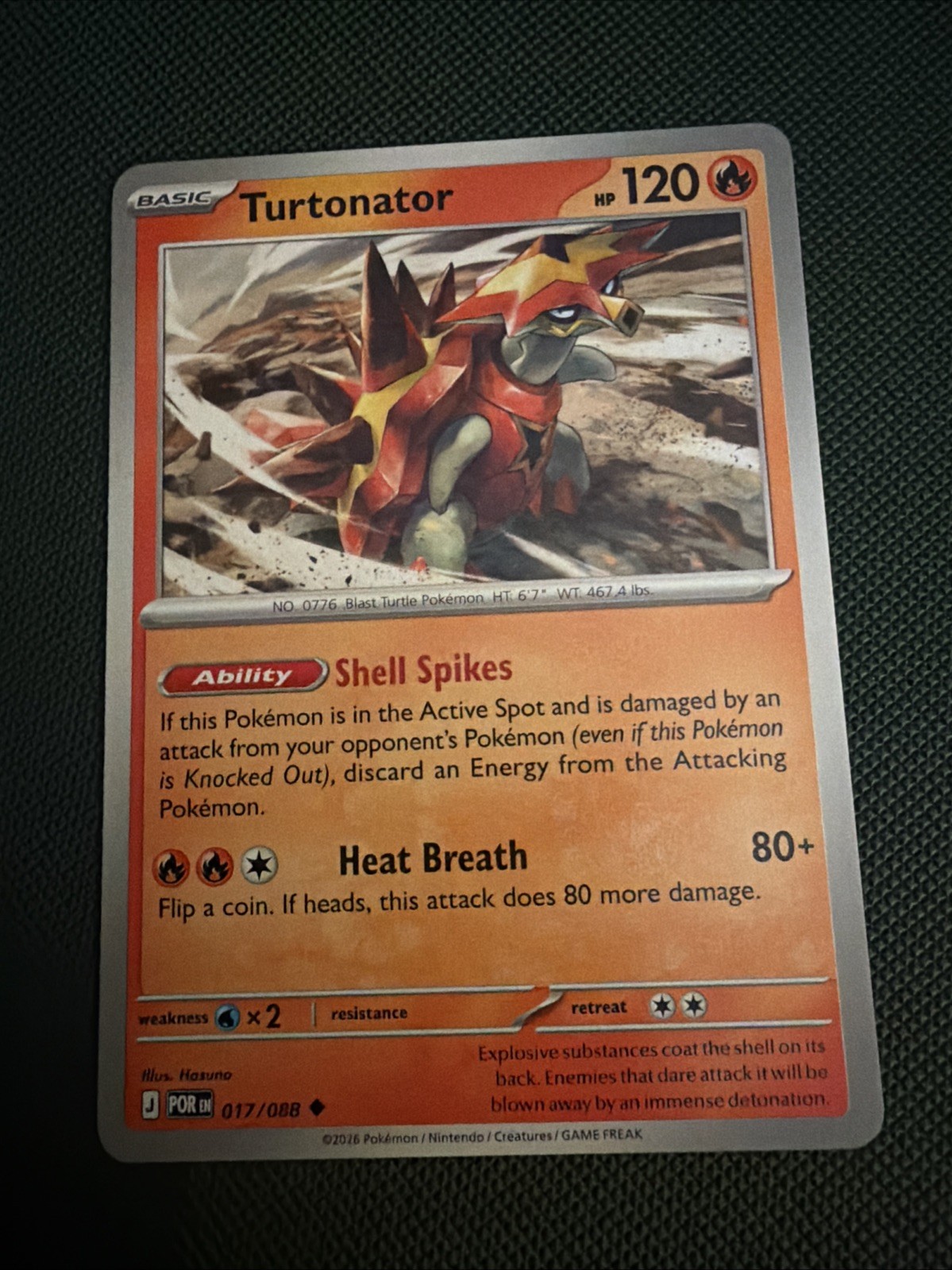 Turtonator 017/088 Me03: Perfect Order Regular