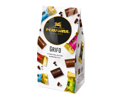 NERO PERUGINA GRIFO assortito Cioccolato Cacao Luisa Chocolate Sacchetto