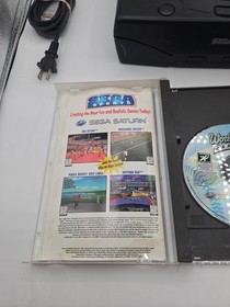 SEGA SATURN CONSOLE BUNDLE GAMES CORDS & 1 CONTROLLER TESTED WORKING Sanyo Trap 
