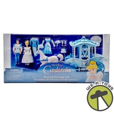 Disney's Cinderella Horse and Carriage 4" Dolls Set 2434 NEW