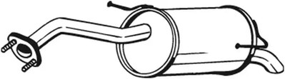 Endschalldämpfer 145-249 BOSAL für NISSAN NOTE