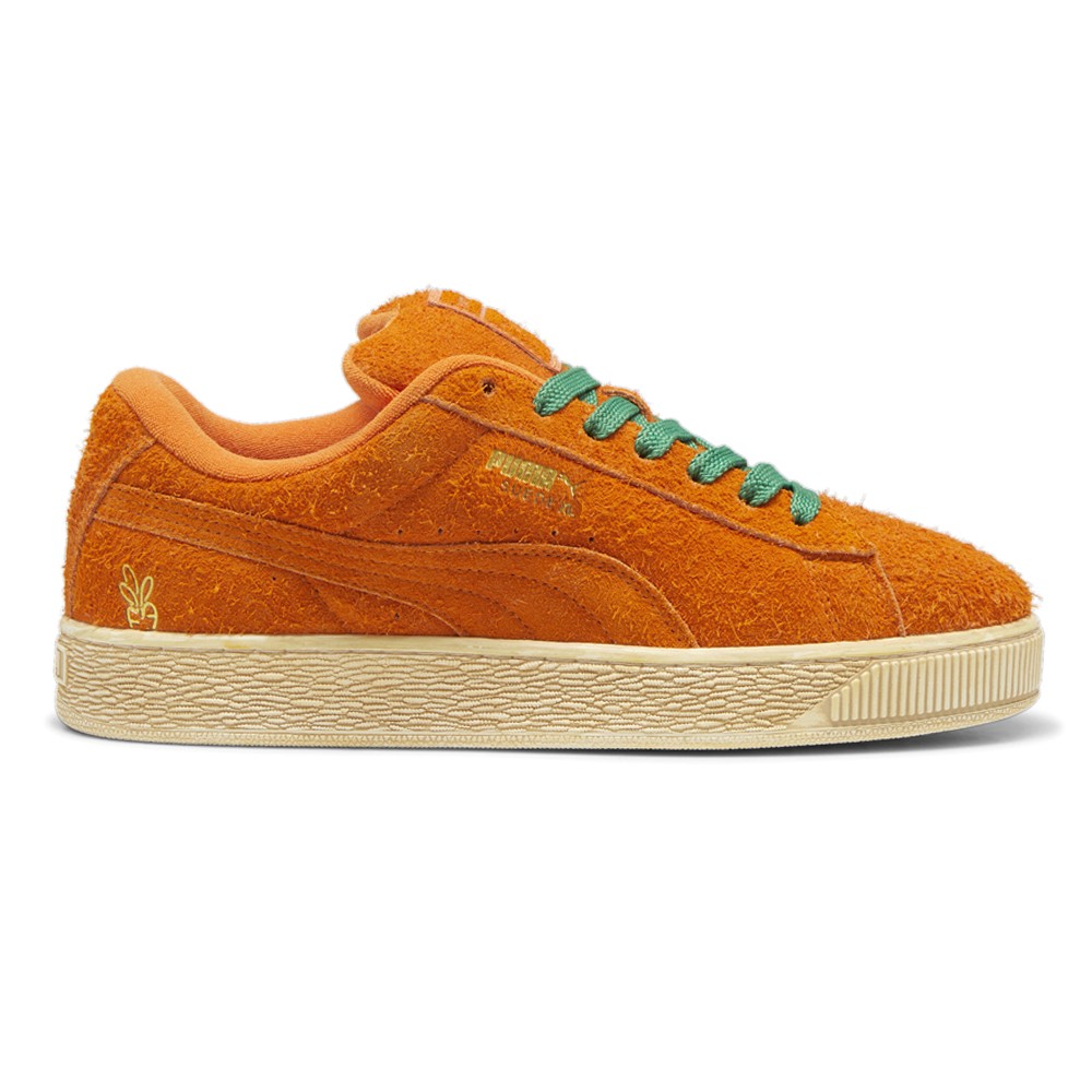 PUMA Suede Xl Carrots Lace Up  Mens Orange Sneakers Casual Shoes 39880001