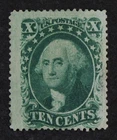 CKStamps: US Stamps Collection Scott#35 10c Washington Unused Regum
