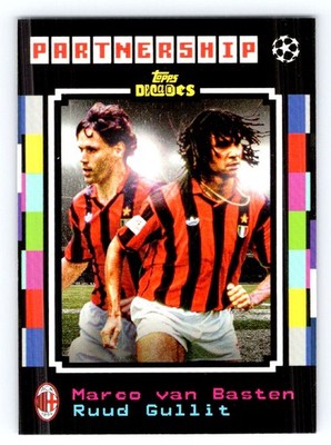 2025 TOPPS Decades Partnership Marco van Basten / Ruud Gullit (AC Milan)