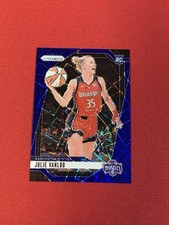 2024 Panini Prizm WNBA - Julie Vanloo #42 Blue Velocity Prizm (RC)