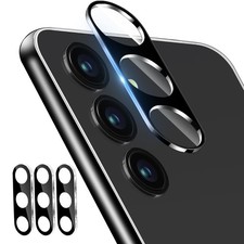 3 Pack Dengduoduo Camera Lens Protector for Samsung Galaxy S25, Black
