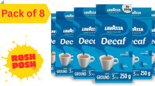 Lavazza, Caffè Decaffeinato, Ground Coffee, 8 Packs of 250 g-Free Fast Post